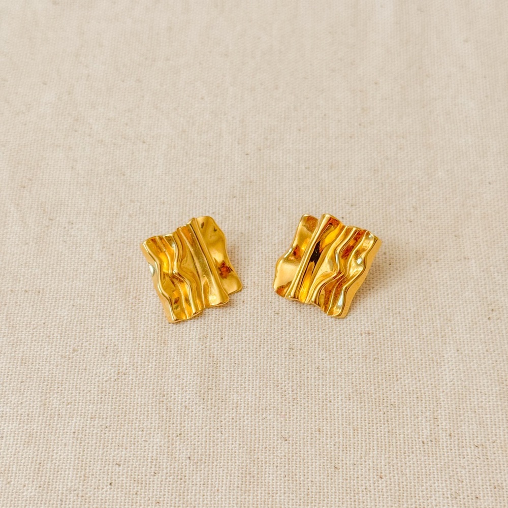 18KGP MINIMALIST EARRINGS